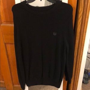 Mens medium chaps black crewneck sweater